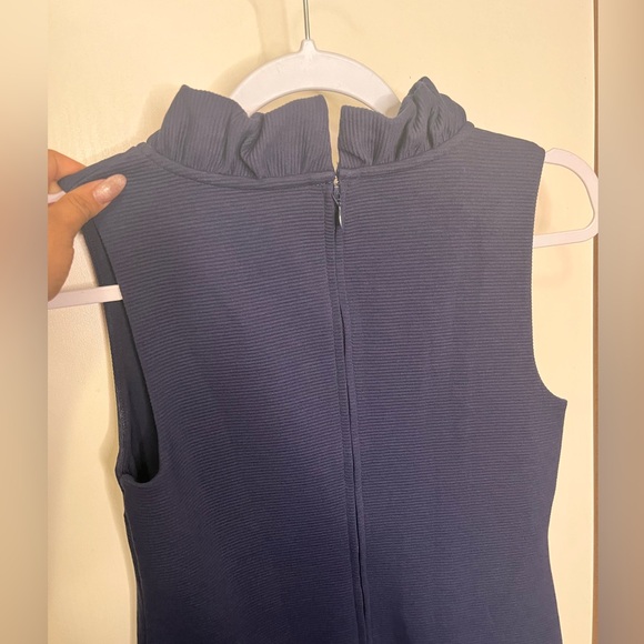 Lilly Pulitzer Navy Ruffle V-Neck Mini Dress - Picture 5 of 11